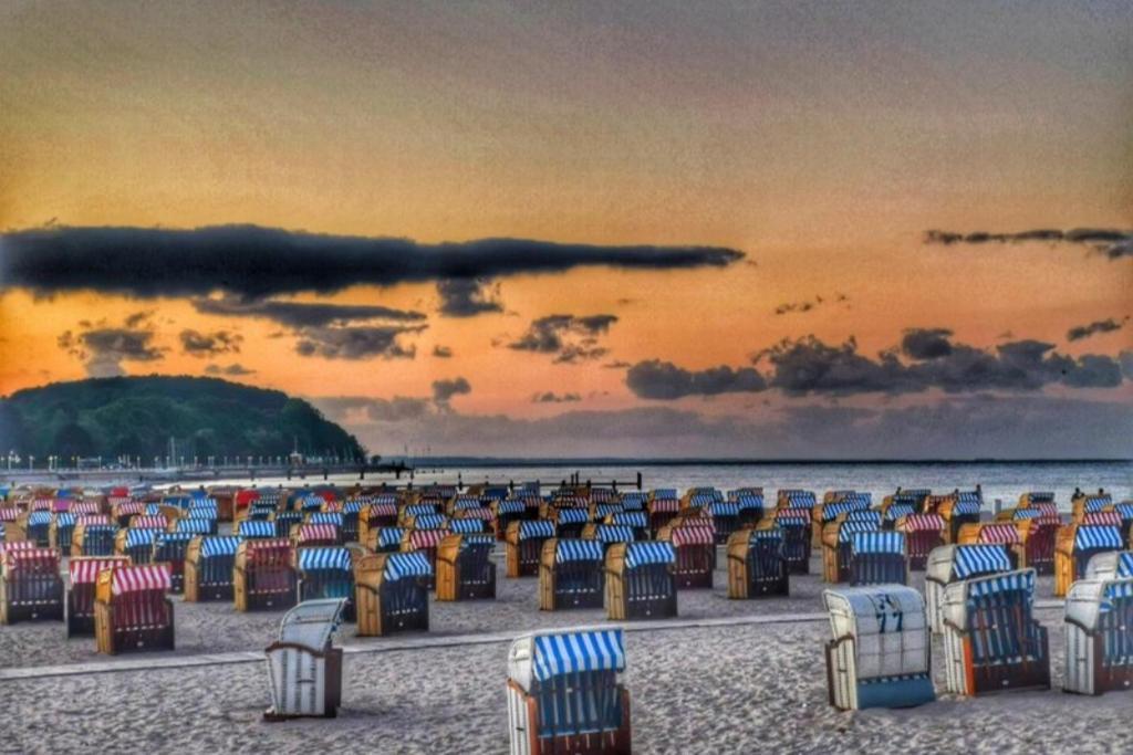 Obj 84 Meerblick Fewo Fuer 2 Bis 3 Personen Strandnah, Wlan Lubeck Ngoại thất bức ảnh