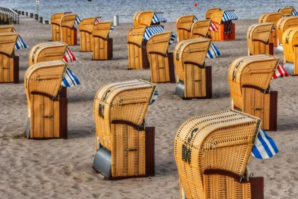 Obj 84 Meerblick Fewo Fuer 2 Bis 3 Personen Strandnah, Wlan Lubeck Ngoại thất bức ảnh